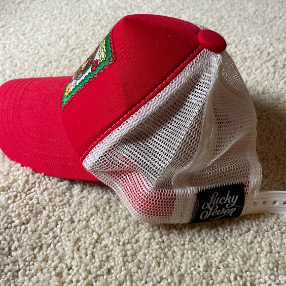 Lucky Seven Ladies Hat "Flower Power" NWOT - Picture 4 of 5